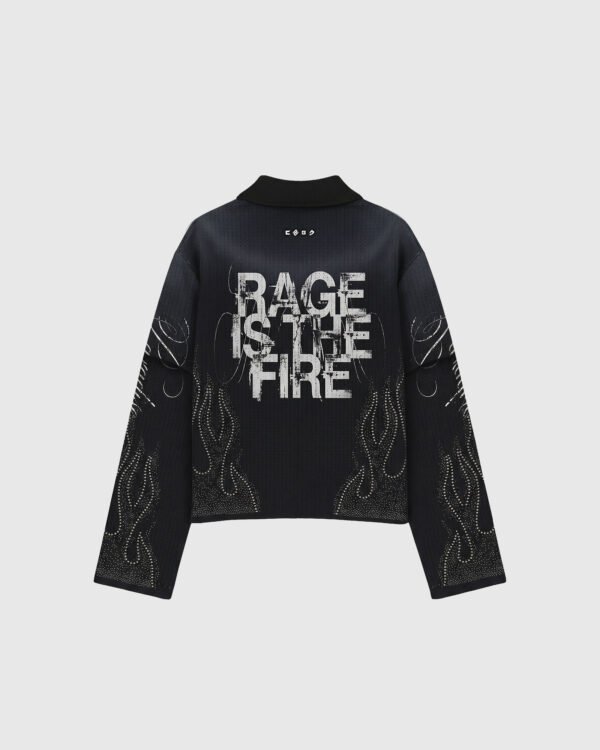 PARADISE LONG SLEEVES BLACK – WAFFLE SERIES