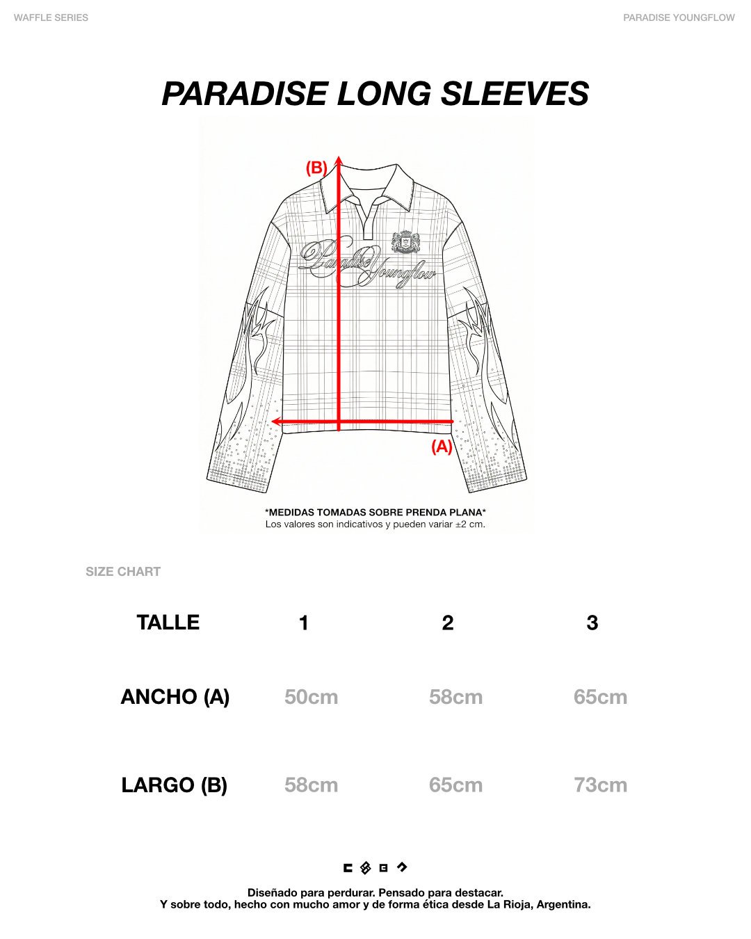 PARADISE LONG SLEEVES PINK – WAFFLE SERIES: imagen 5