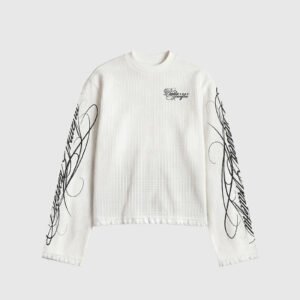 LONG SLEEVES – SCRIPT BASICS WHITE