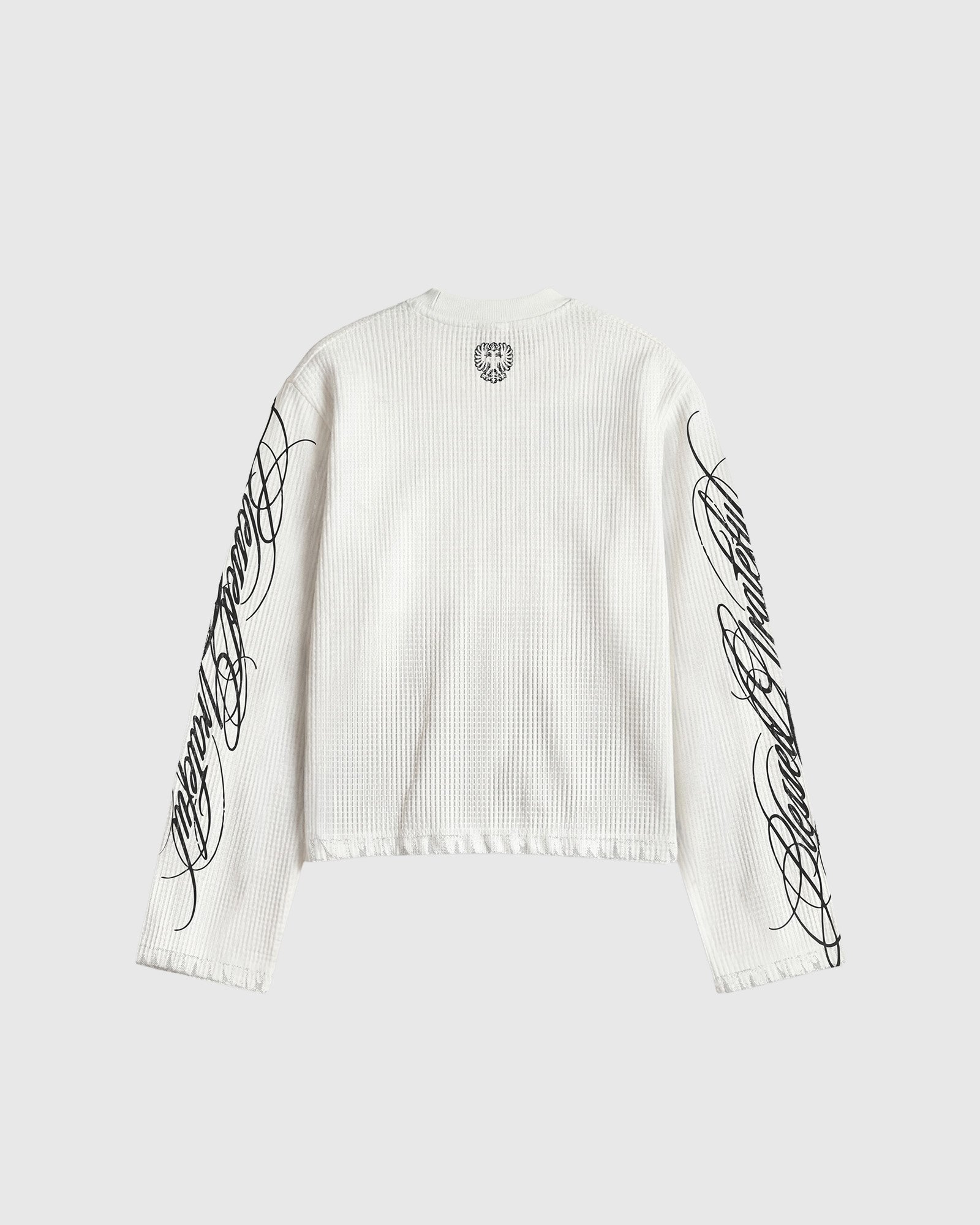 LONG SLEEVES – SCRIPT BASICS WHITE: imagen 4