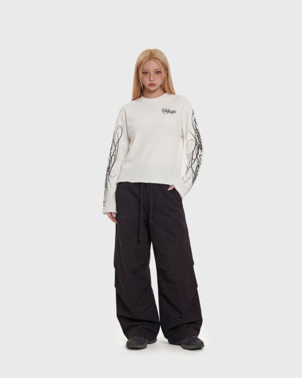 LONG SLEEVES – SCRIPT BASICS WHITE